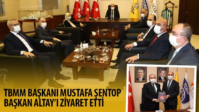 TBMM Başkanı Şentop Başkan Altay’ı Ziyaret Etti