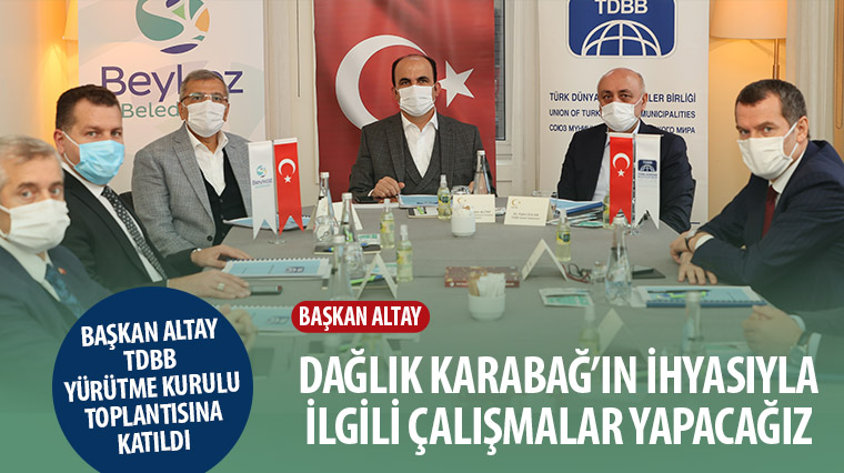 Başkan Altay TDBB Yürütme Kurulu Toplantısına Katıldı 