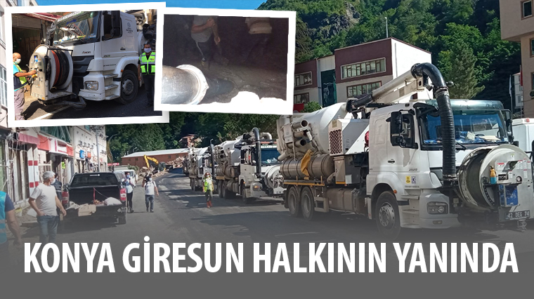 Konya Giresun Halkının Yanında