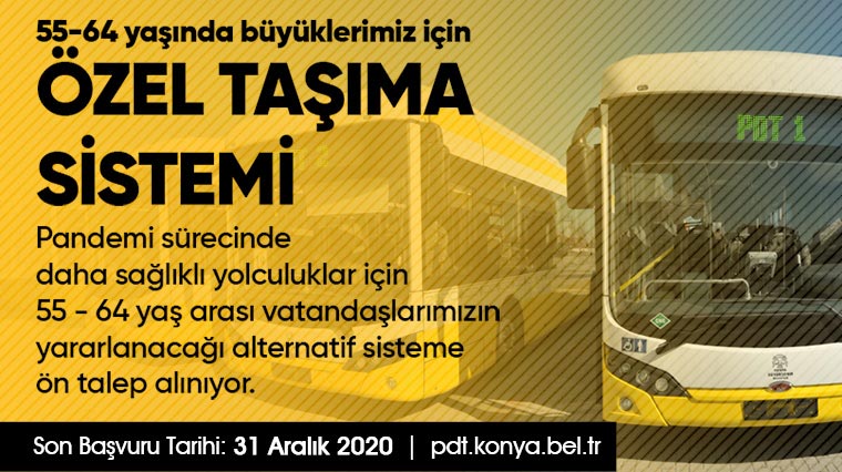 Pandemi Dönemi Toplu Ulaşım Hizmeti İçin Başvuru Süresi Uzatıldı