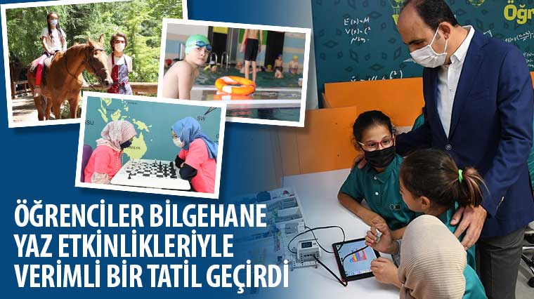 Öğrenciler Bilgehane Yaz Etkinlikleriyle Verimli Bir Tatil Geçirdi