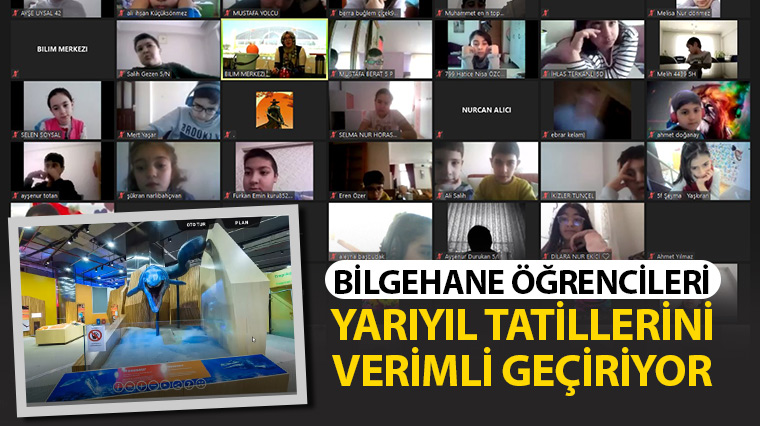 Bilgehane Öğrencileri Yarıyıl Tatillerini Verimli Geçiriyor 