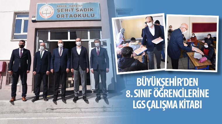 Büyükşehir’den 8. Sınıf Öğrencilerine LGS Çalışma Kitabı 