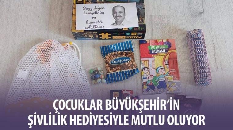 Çocuklar Büyükşehir’in Şivlilik Hediyesiyle Mutlu Oluyor