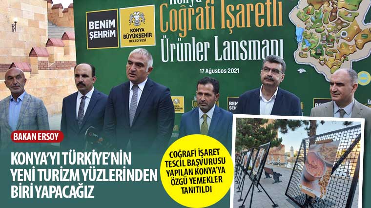 Coğrafi İşaret Tescil Başvurusu Yapılan Konya’ya Özgü Yemekler Tanıtıldı 