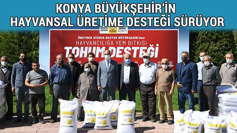 Konya Büyükşehir’in Hayvansal Üretime Desteği Sürüyor