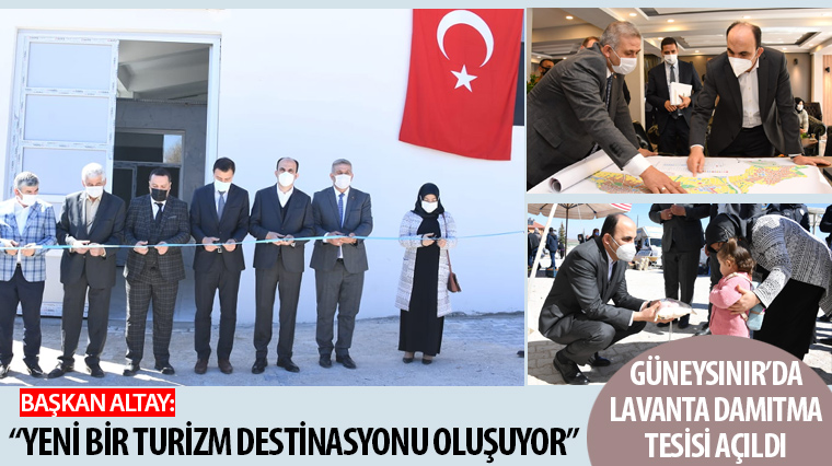 Güneysınır’da Lavanta Damıtma Tesisi Açıldı