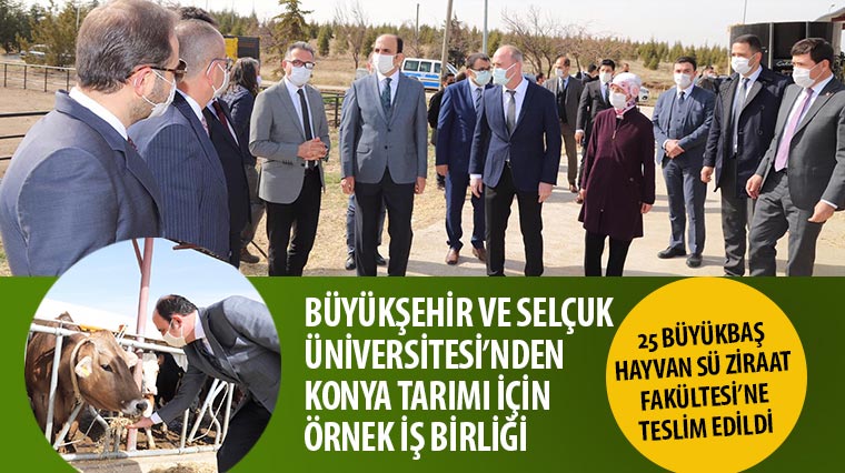 Büyükşehir ve Selçuk Üniversitesi’nden Konya Tarımı İçin Örnek İş Birliği 