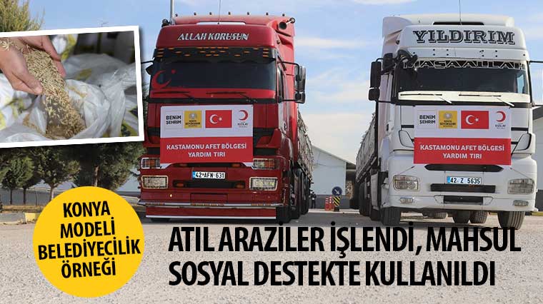 Atıl Araziler İşlendi, Mahsul Sosyal Destekte Kullanıldı