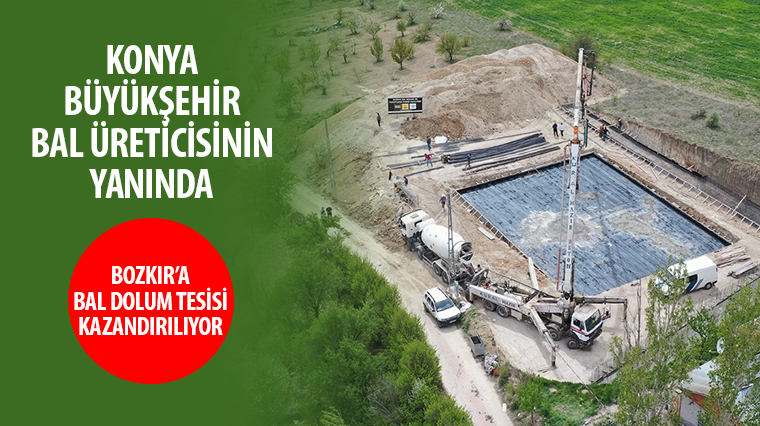 Konya Büyükşehir Bal Üreticisinin Yanında