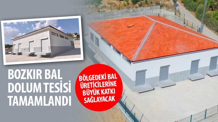 Bozkır Bal Dolum Tesisi Tamamlandı