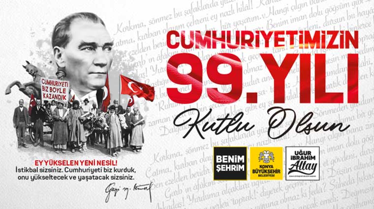 Cumhuriyetimizin 99. Yılı Kutlu Olsun