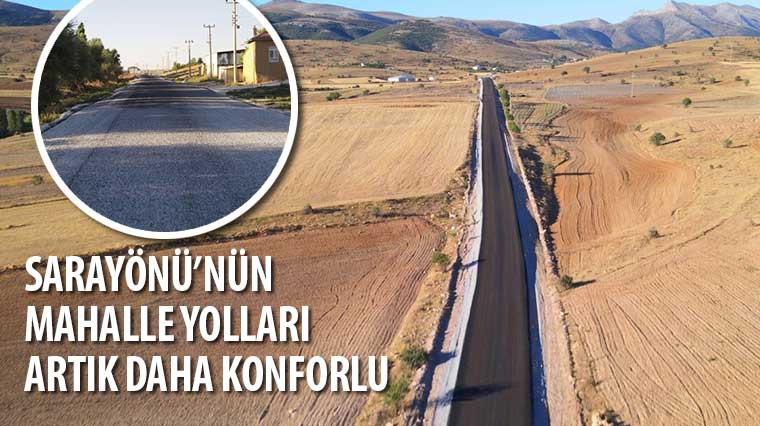 Sarayönü’nün Mahalle Yolları Artık Daha Konforlu 