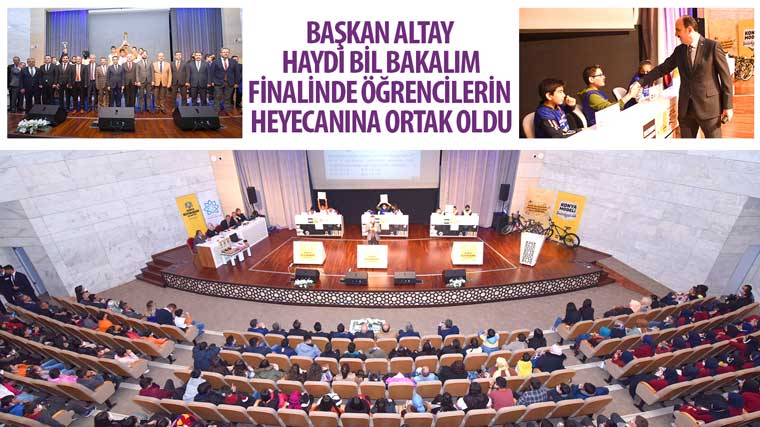 Başkan Altay “Haydi Bil Bakalım” Finalinde Öğrencilerin Heyecanına Ortak Oldu 