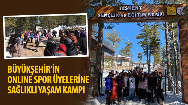 Büyükşehir’in Online Spor Üyelerine Sağlıklı Yaşam Kampı