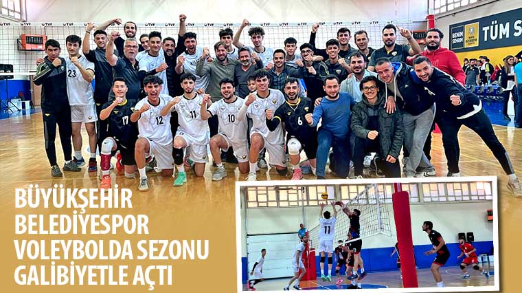 Büyükşehir Belediyespor Voleybolda Sezonu Galibiyetle Açtı