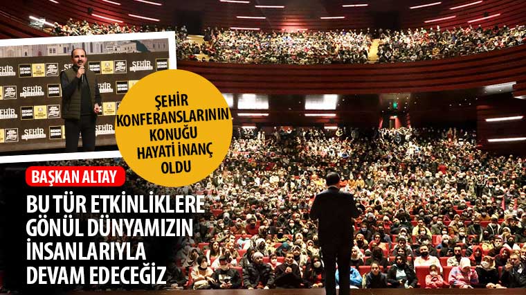 Şehir Konferanslarının Konuğu Hayati İnanç Oldu