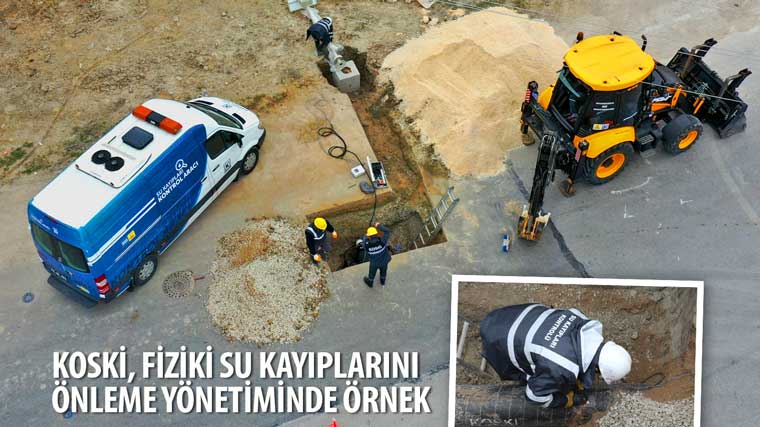 KOSKİ, Fiziki Su Kayıplarını Önleme Yönetiminde Örnek