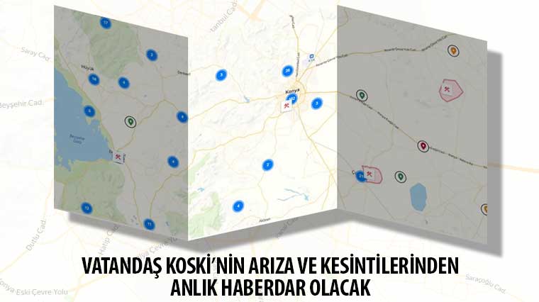 Vatandaş KOSKİ’nin Arıza Ve Kesintilerinden Anlık Haberdar Olacak