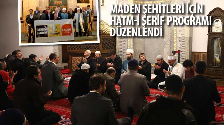 Maden Şehitleri İçin Hatm-i Şerif Programı Düzenlendi