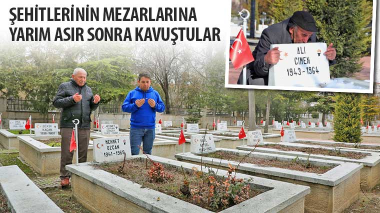 Şehitlerinin Mezarlarına Yarım Asır Sonra Kavuştular