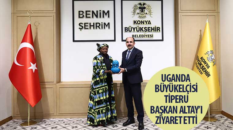 Uganda Büyükelçisi Tiperu Başkan Altay’ı Ziyaret Etti