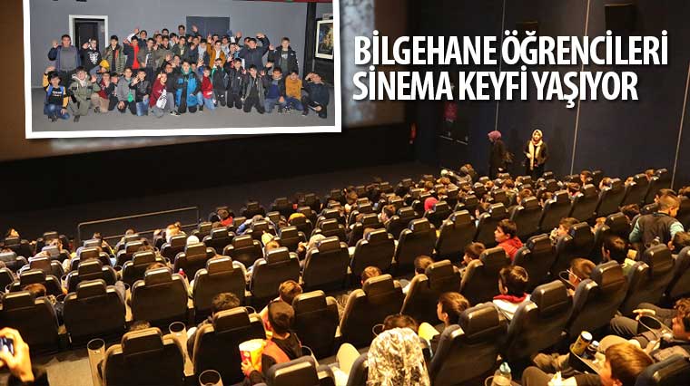 Bilgehane Öğrencileri Sinema Keyfi Yaşıyor