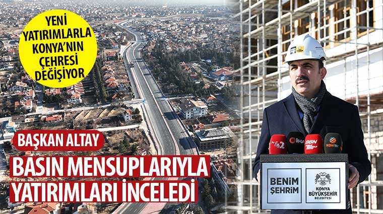 Başkan Altay Basın Mensuplarıyla Yatırımları İnceledi